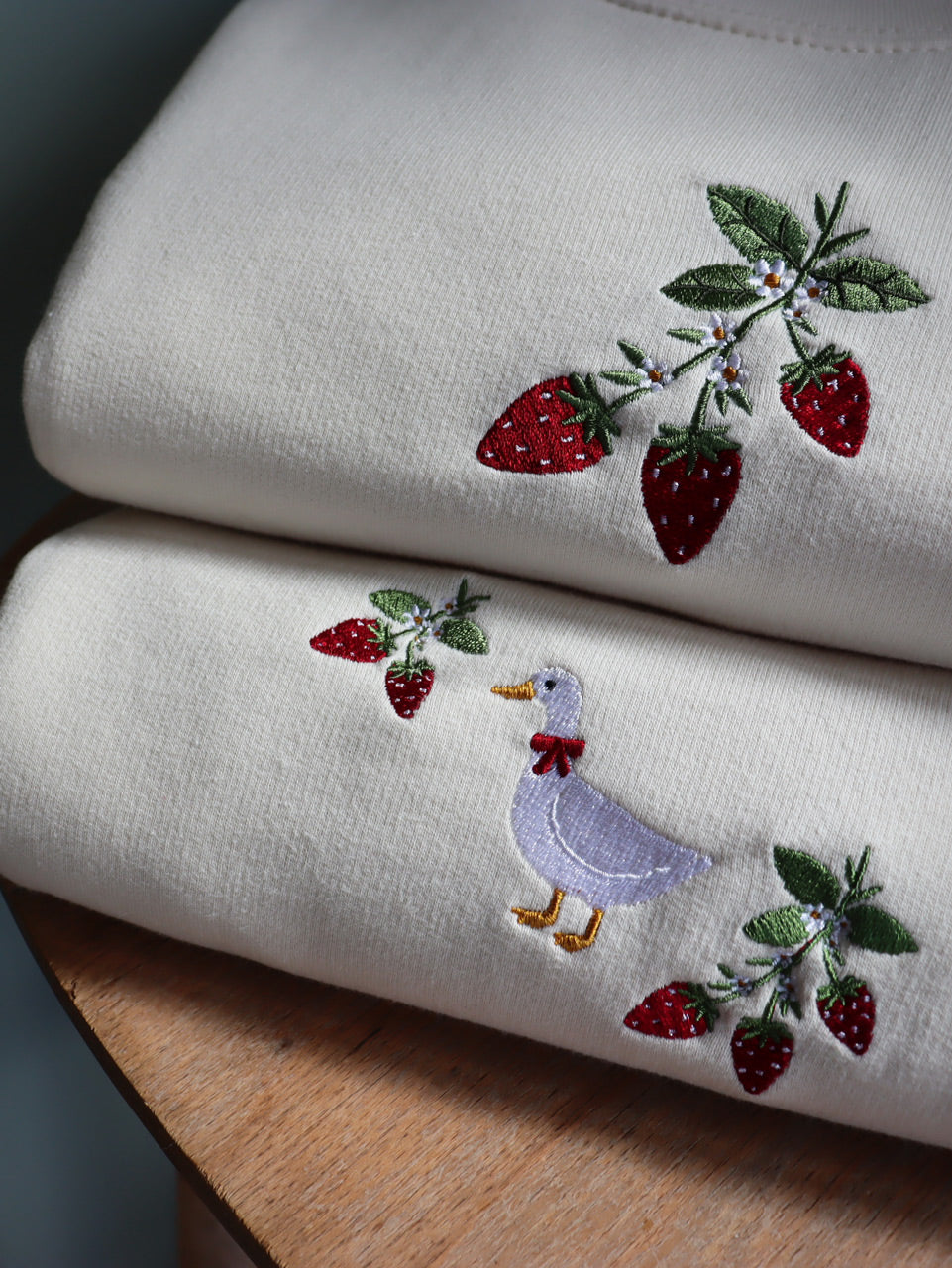 Duck and Strawberries Sweatshirt