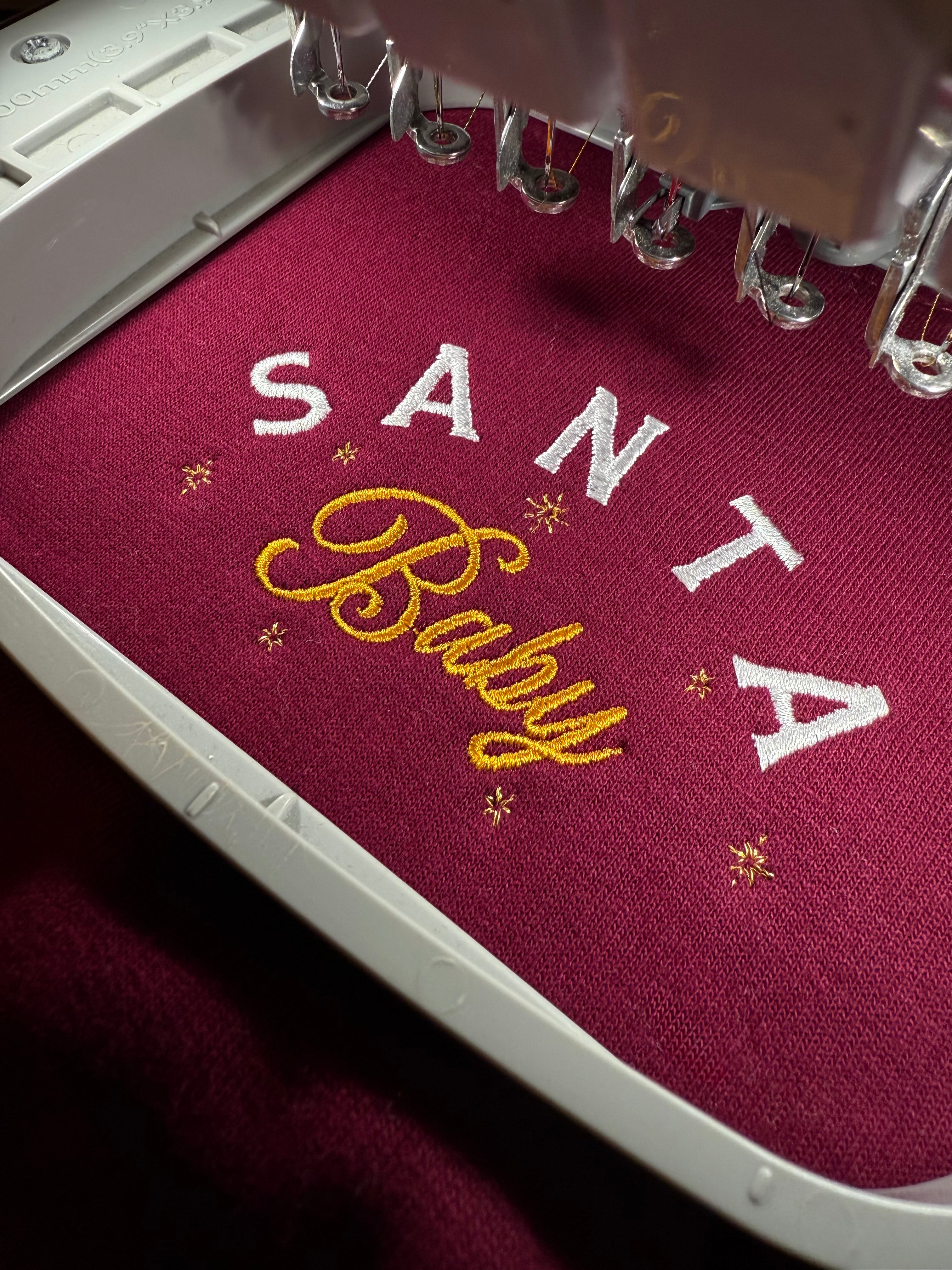 Santa Baby Stars Sweatshirt