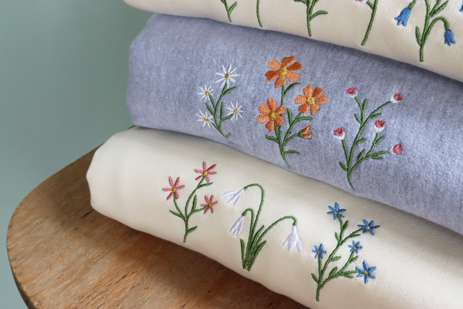 Three Spring Flowers Sweatshirt