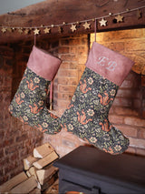 Floral William Morris Compton Christmas Stocking