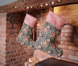 Floral William Morris Compton Christmas Stocking