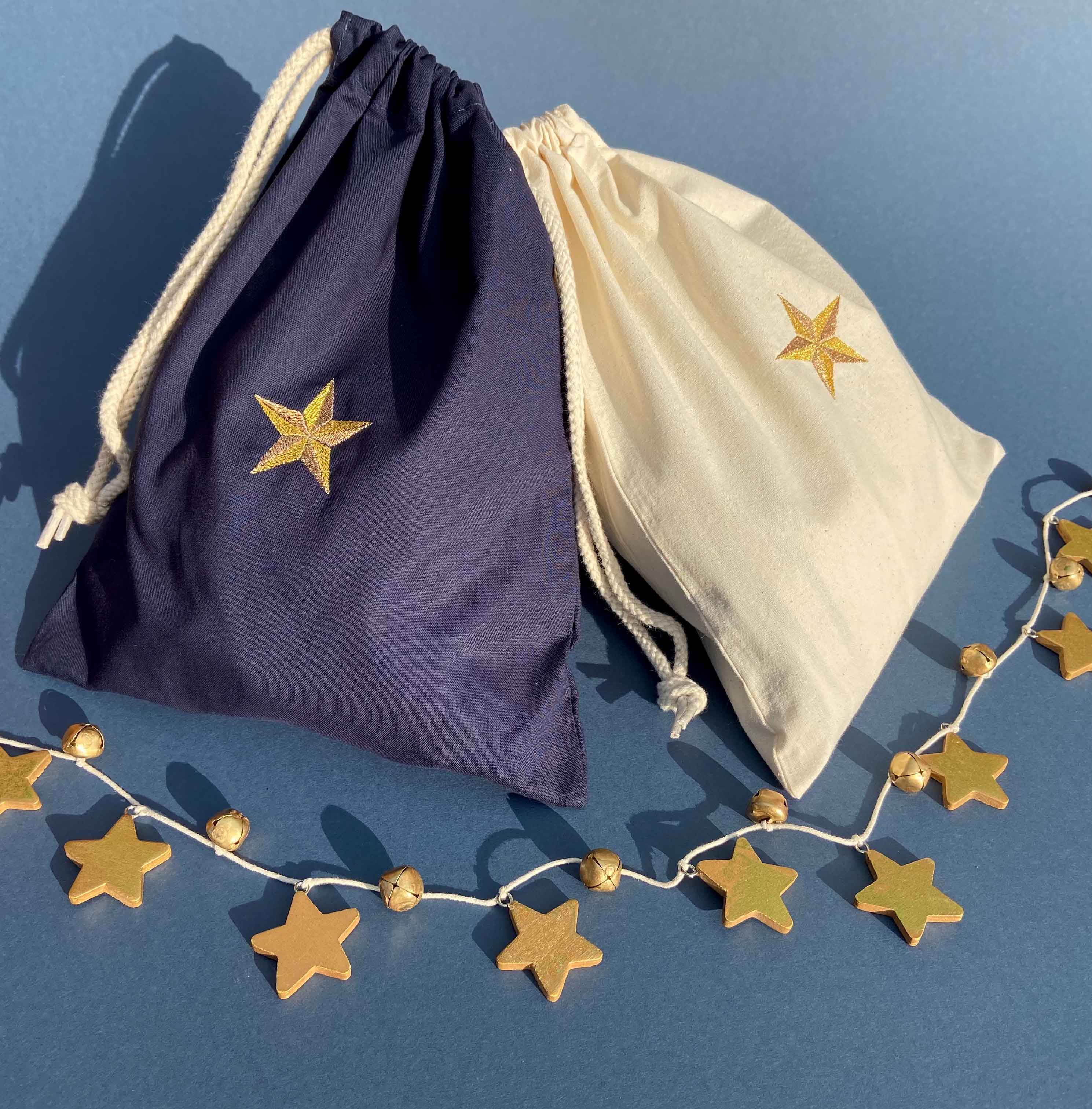 Star Drawstring Bag