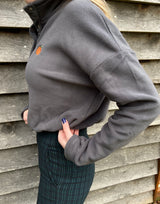 Peachy Cropped Fleece