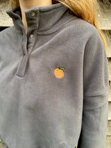 Peachy Cropped Fleece