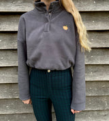Peachy Cropped Fleece