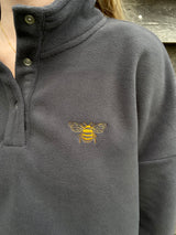 Bee Cropped Fleece