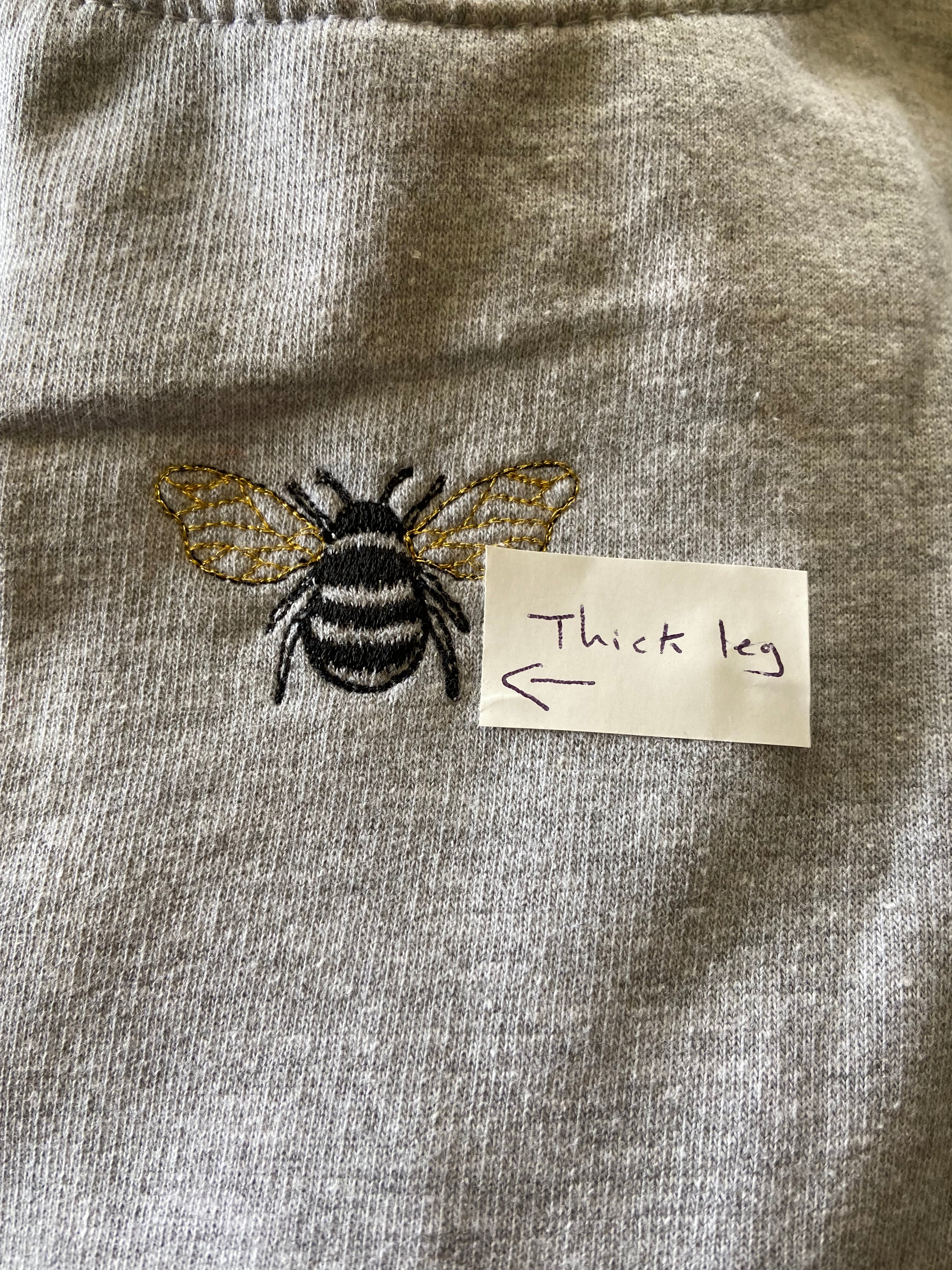Bee Sweatshirt MEDIUM (Thick Leg)