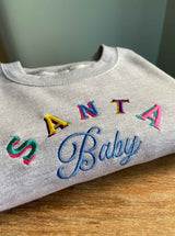 Santa Baby Retro Sweatshirt