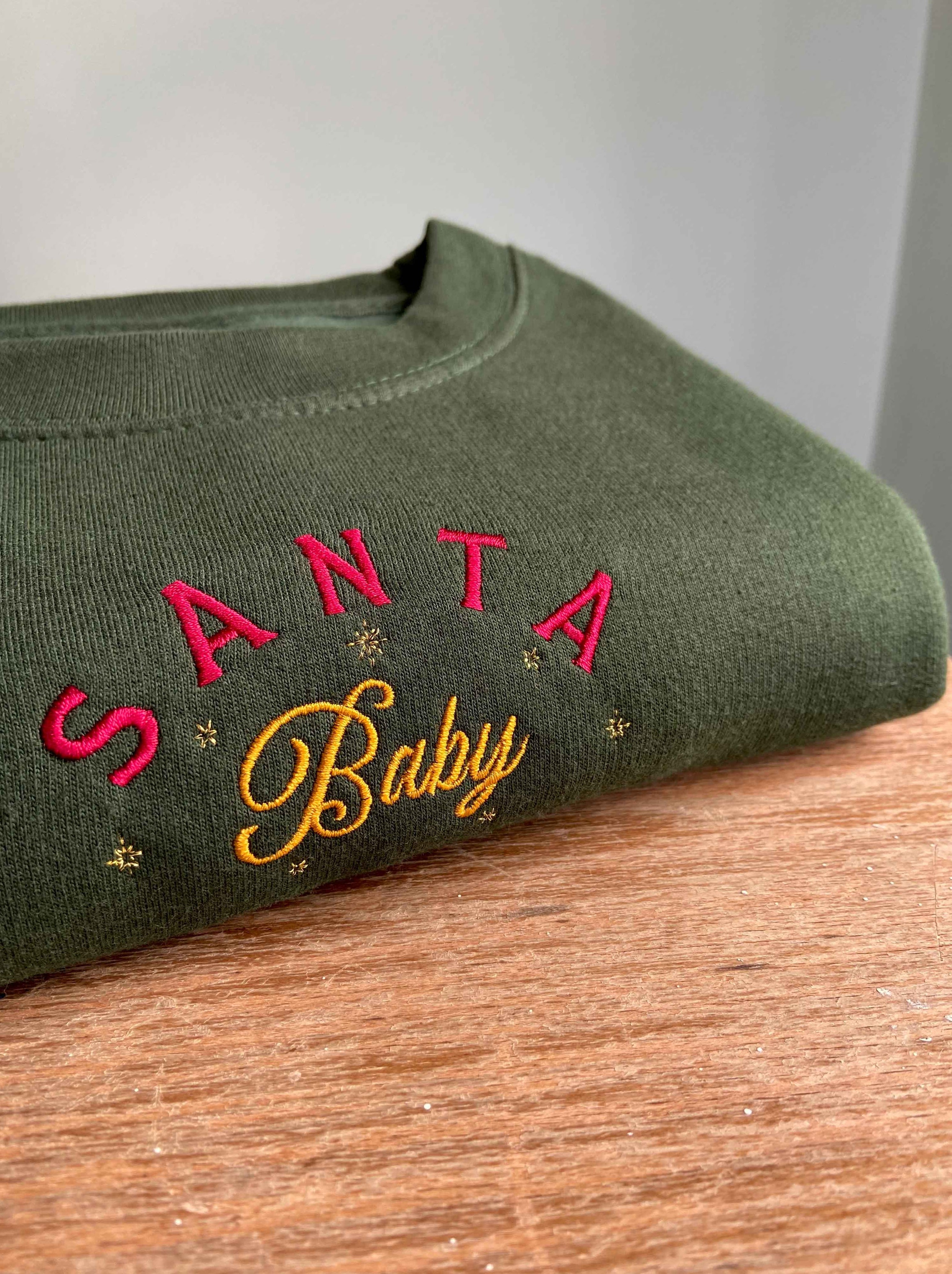 Santa Baby Stars Sweatshirt