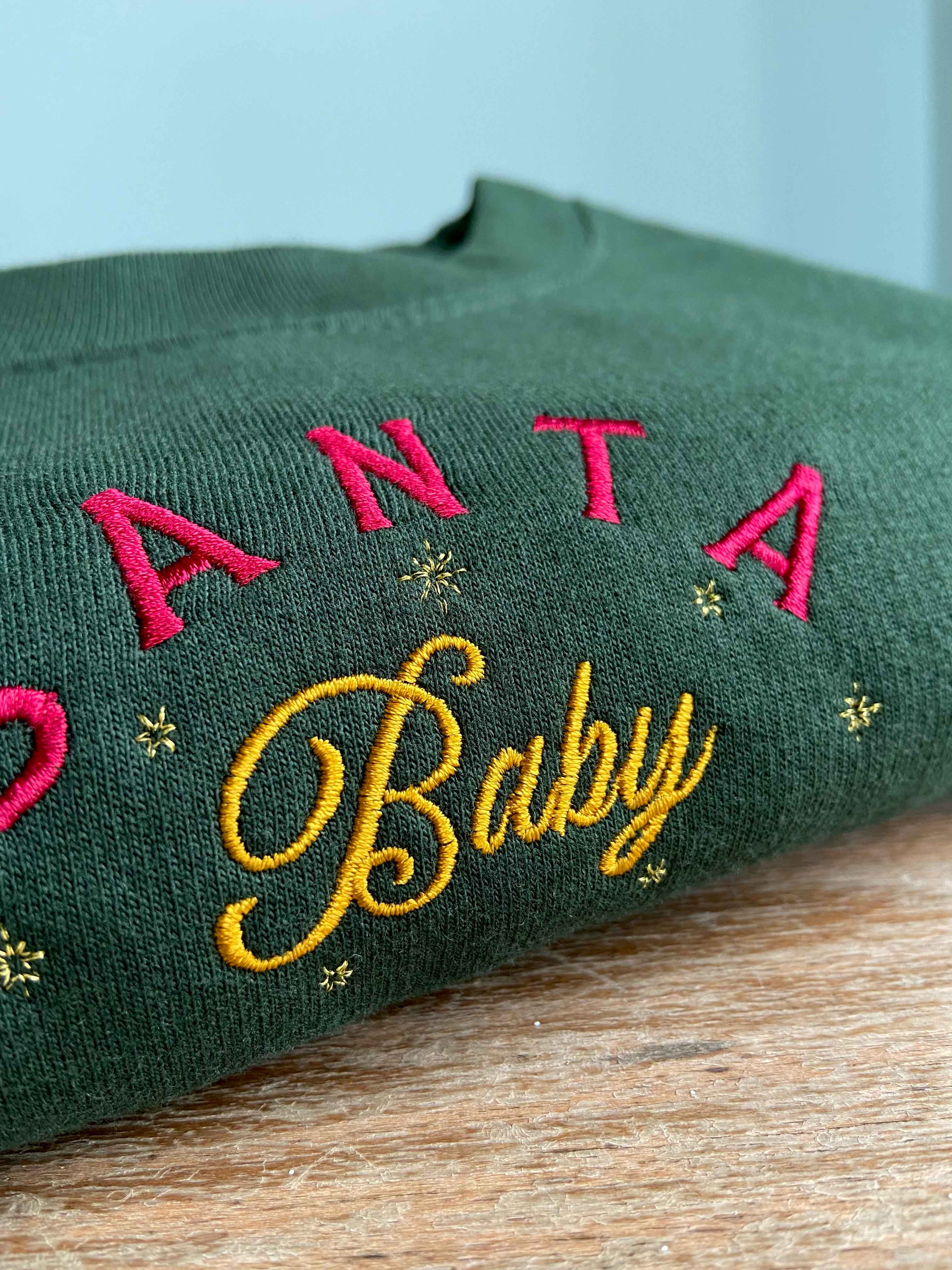 Santa Baby Stars Sweatshirt