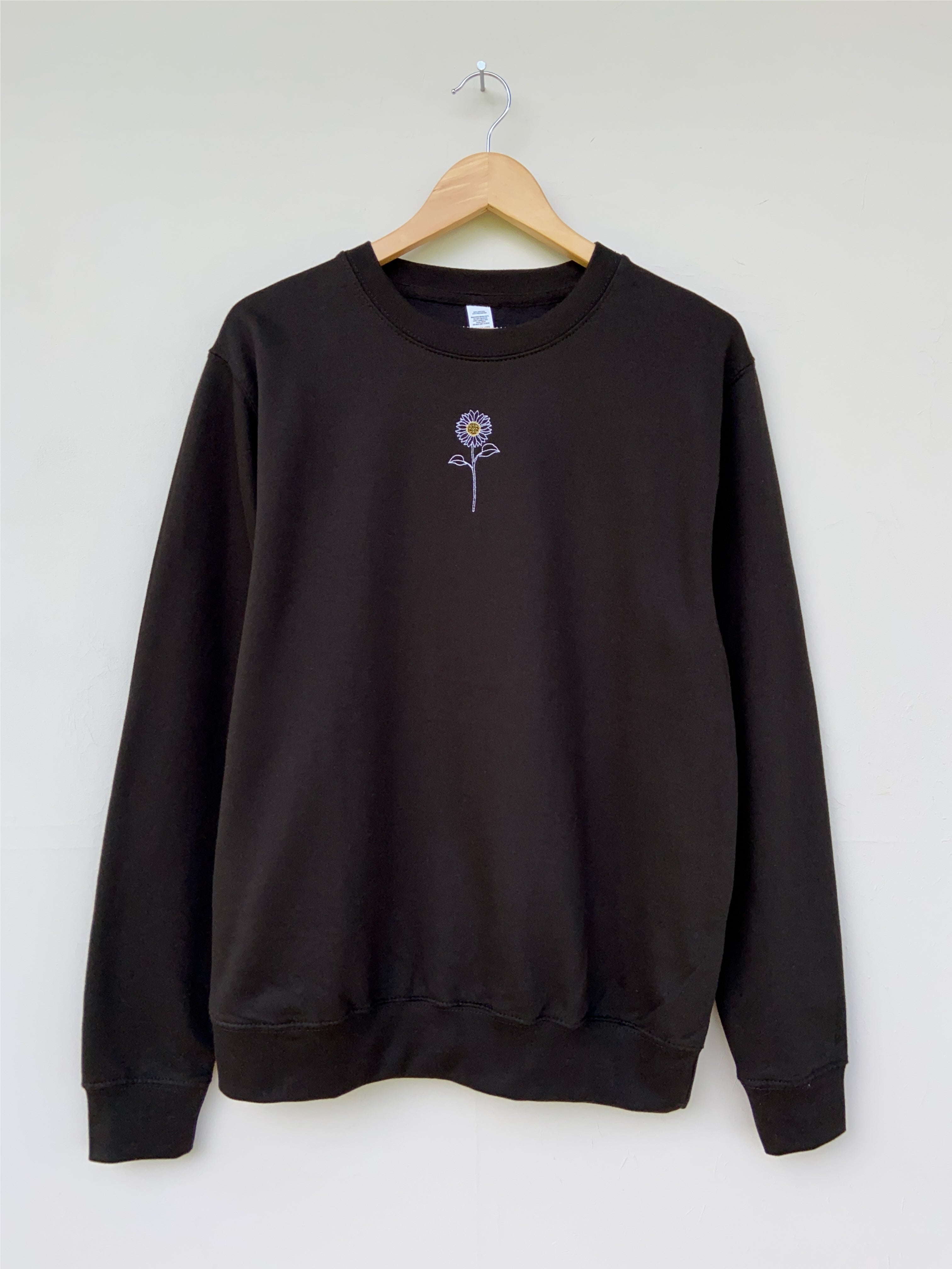 Line Drawing Sunflower Sweatshirt