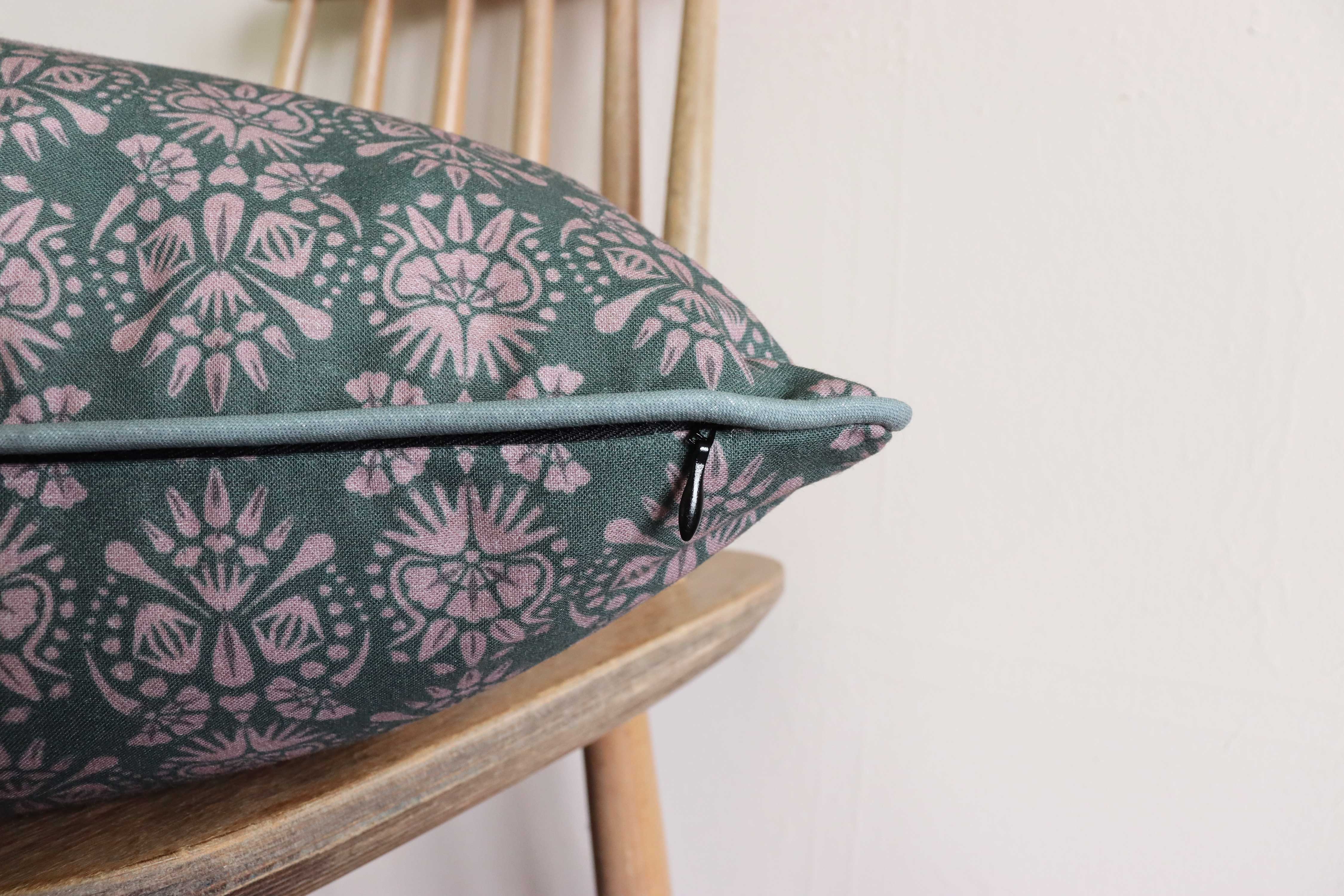 Pink Pattern Cushion Cover