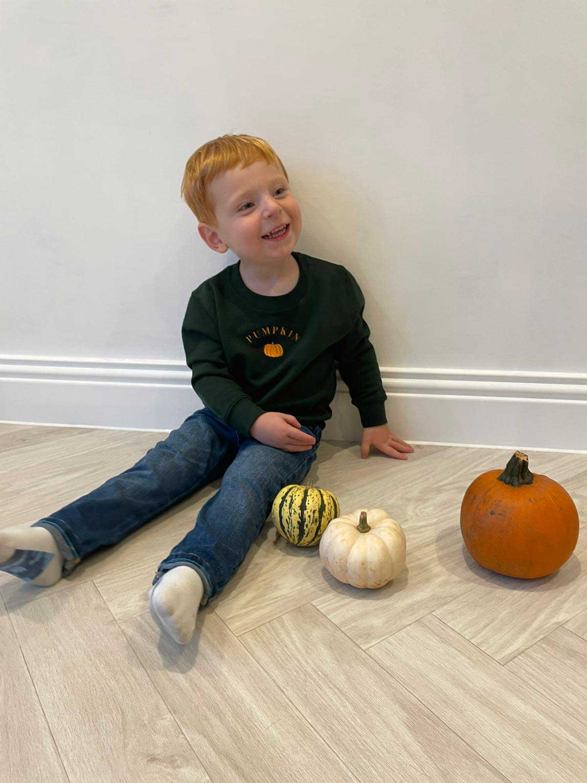 Kids Pumpkin Sweatshirt