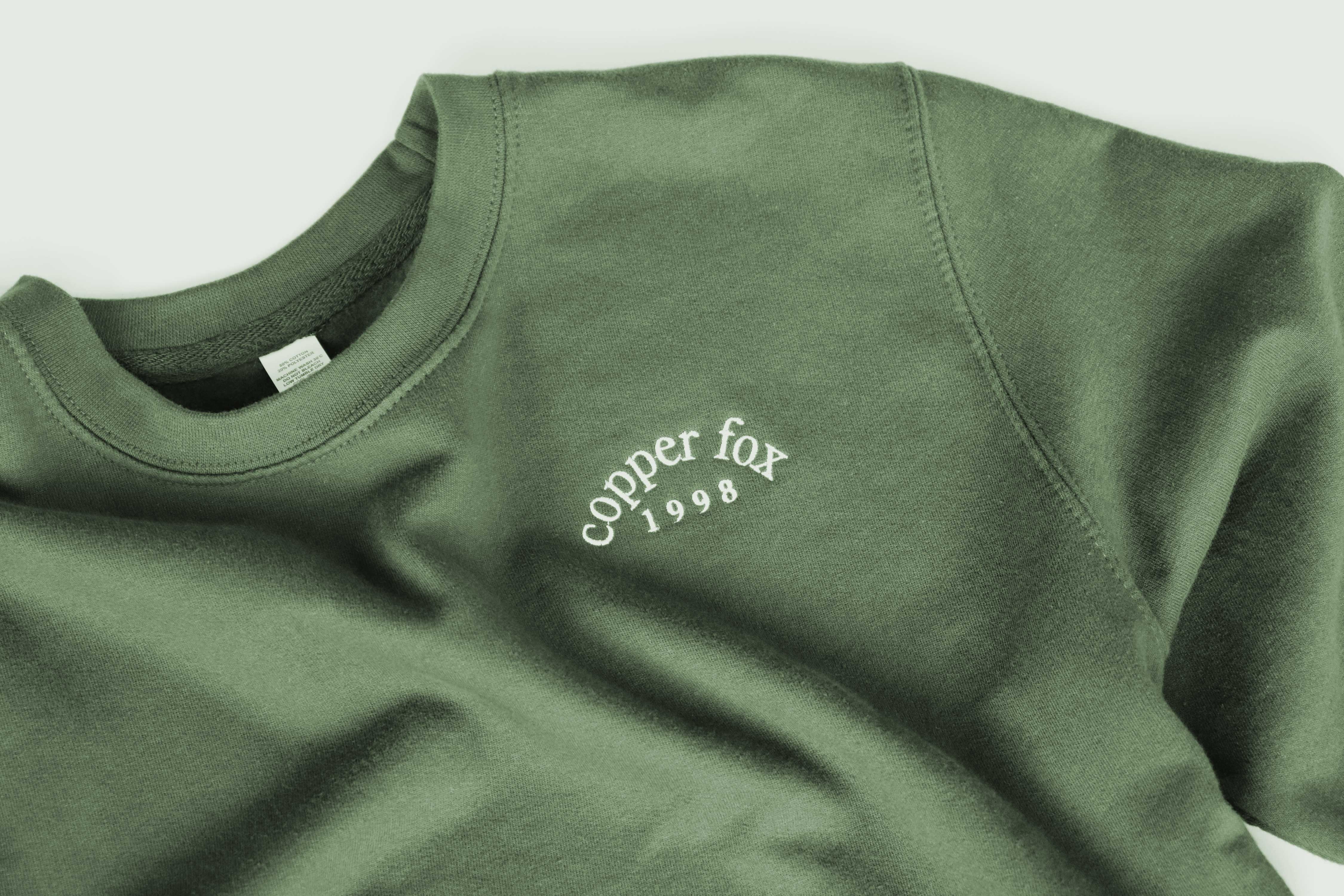 Retro Copper Fox Sweatshirt