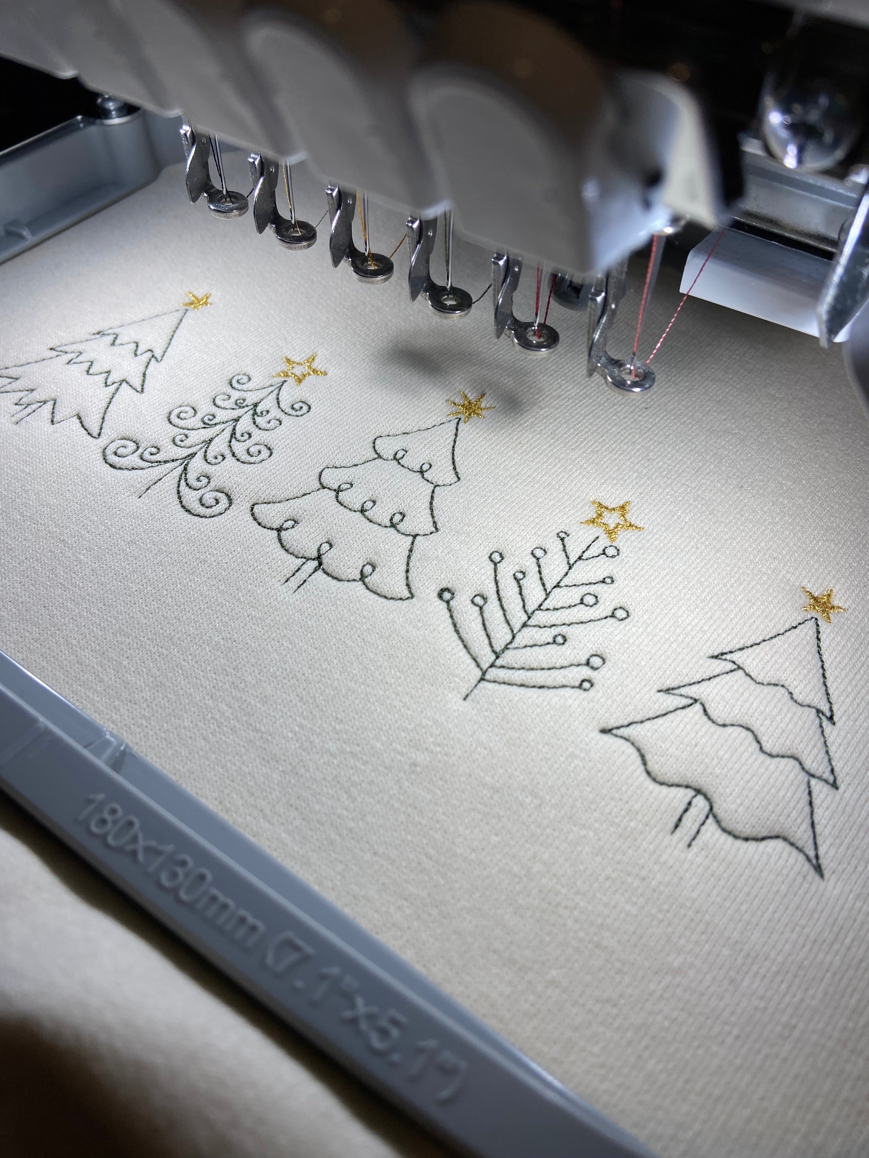 5 Christmas Trees Sweatshirt