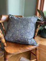 Blue Pattern Cushion Cover