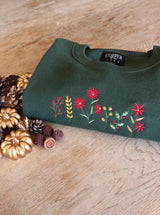 Filled Autumn Flowers Sweatshirt