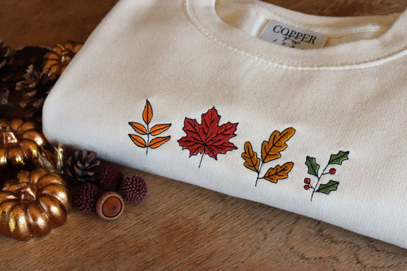 Filled Autumn Leaves Sweatshirt