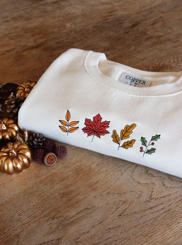 Filled Autumn Leaves Sweatshirt