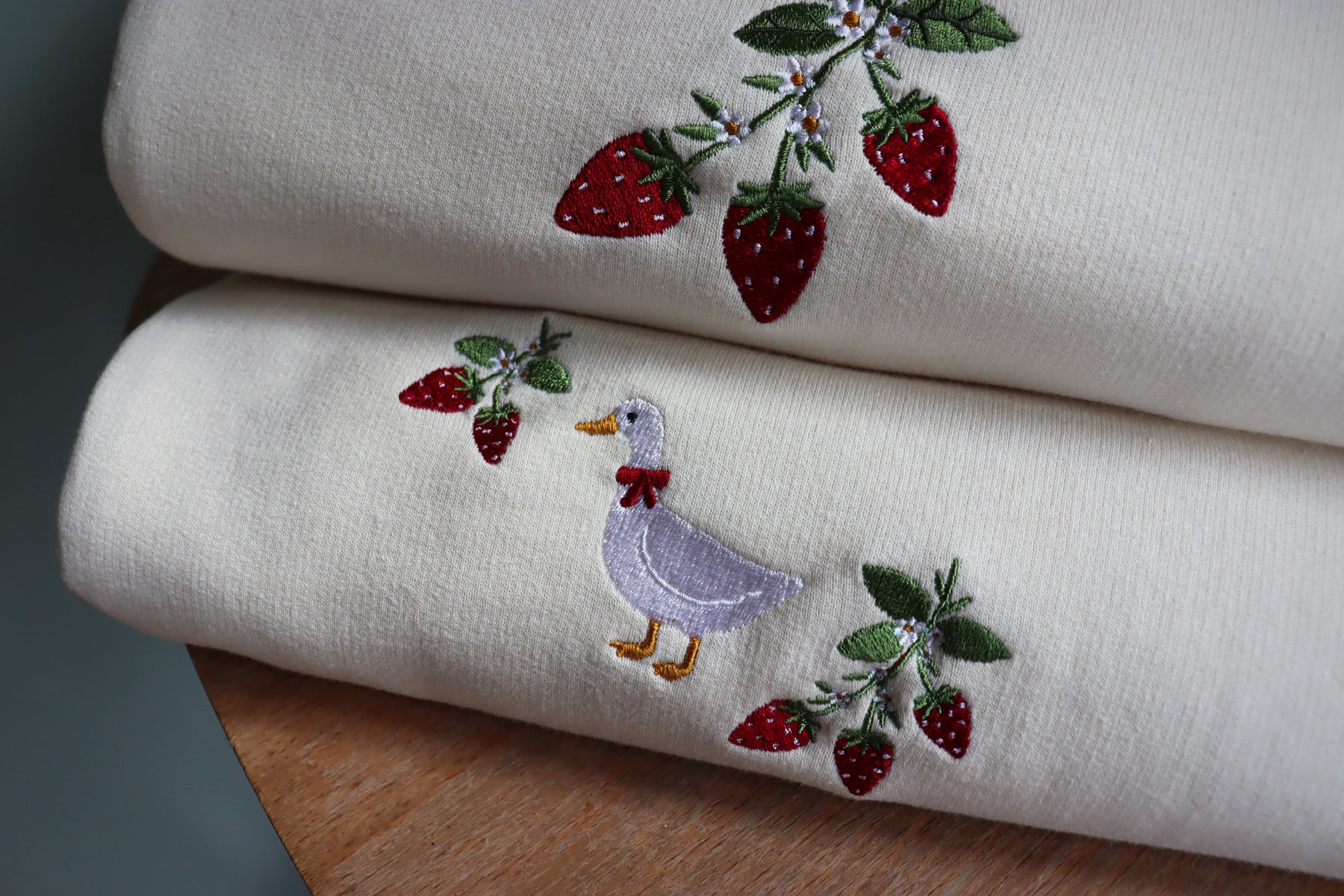 Duck and Strawberries Sweatshirt