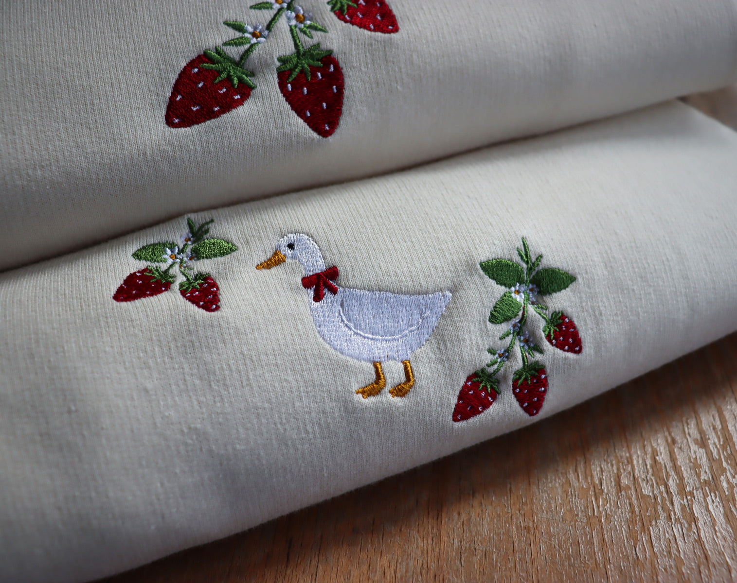Duck and Strawberries Sweatshirt