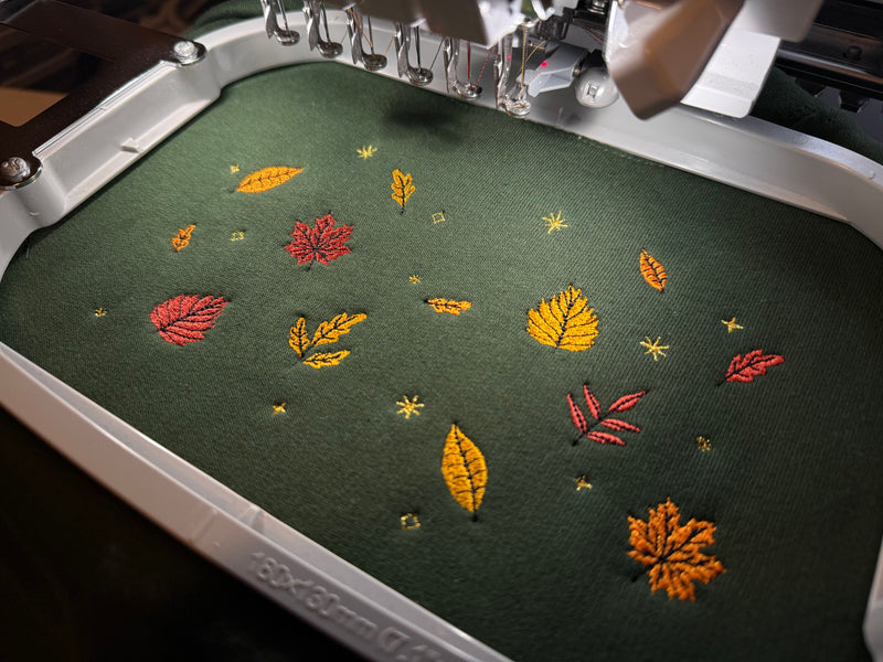 Scattered Autumn Leaves Sweatshirt