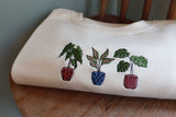 3 House Plants Sweatshirt