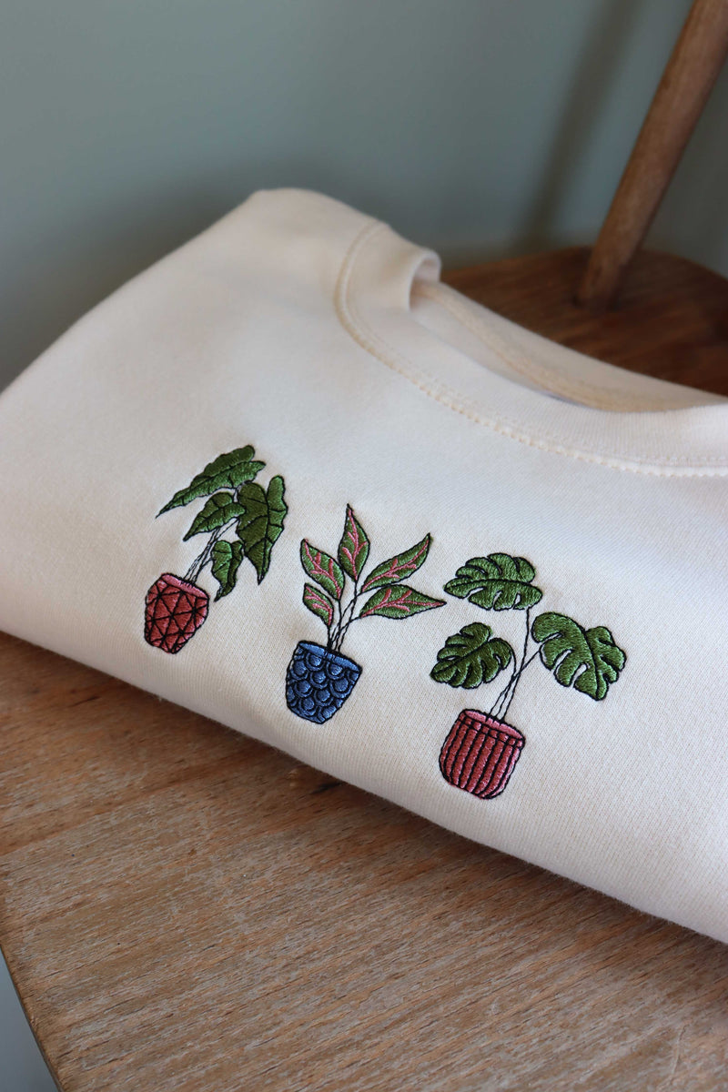 3 House Plants Sweatshirt