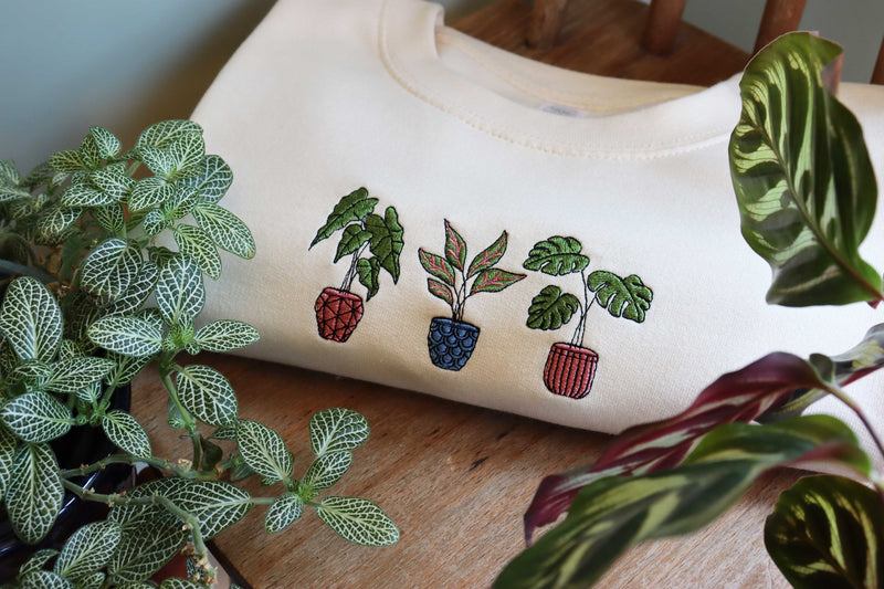 3 House Plants Sweatshirt