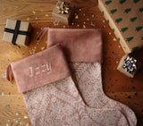 Pink Pattern Christmas Stocking