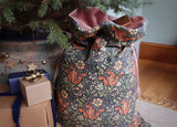 Floral William Morris Compton Christmas Sack