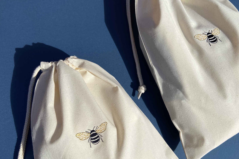 Bee Drawstring Bag