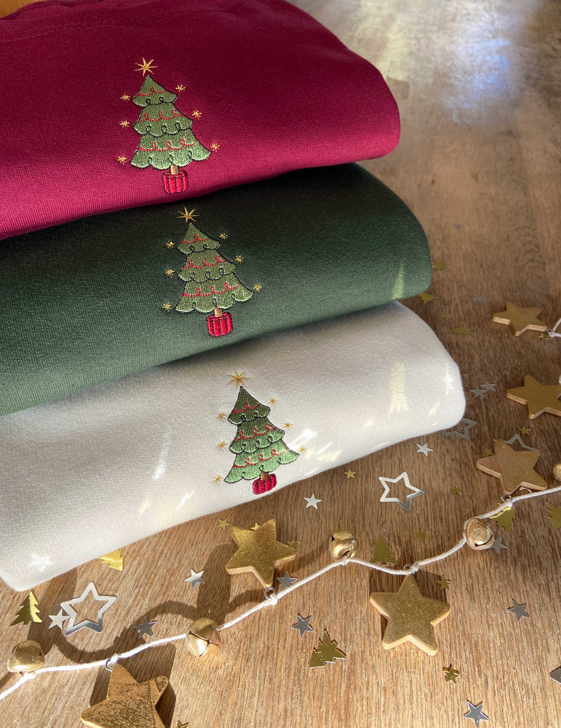 Retro Christmas Tree Sweatshirt