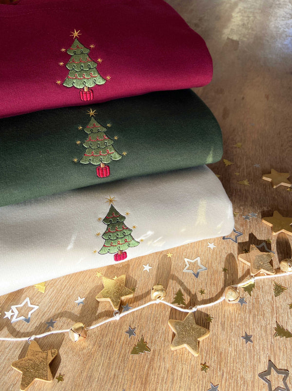 Retro Christmas Tree Sweatshirt
