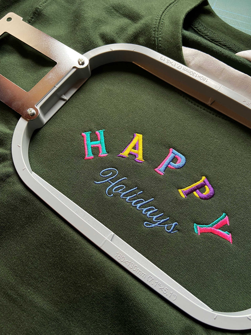 Happy Holidays Retro Sweatshirt