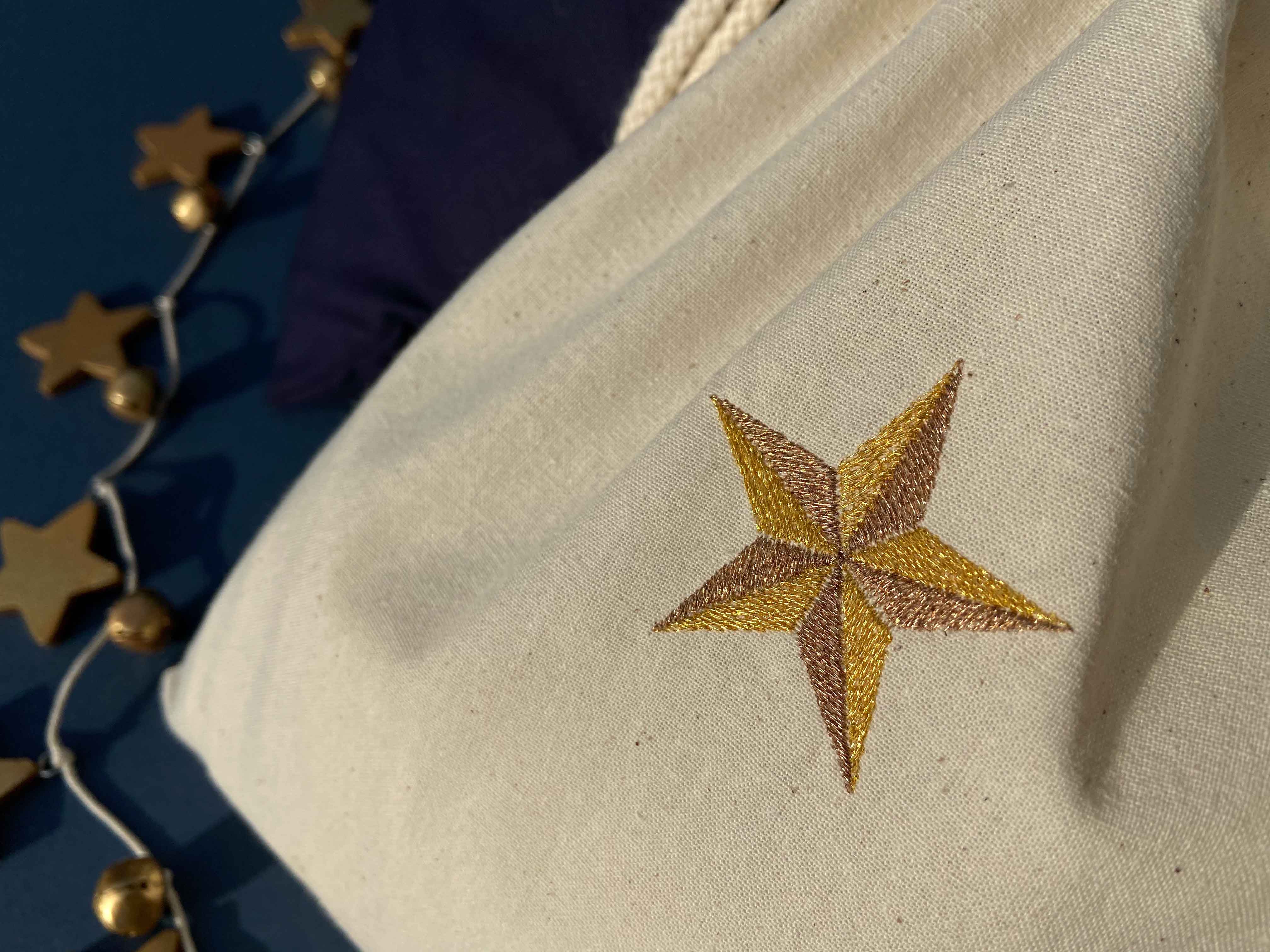 Star Drawstring Bag