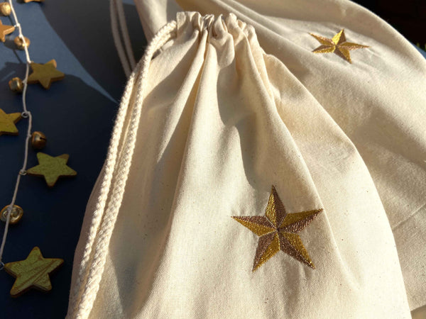 Star Drawstring Bag