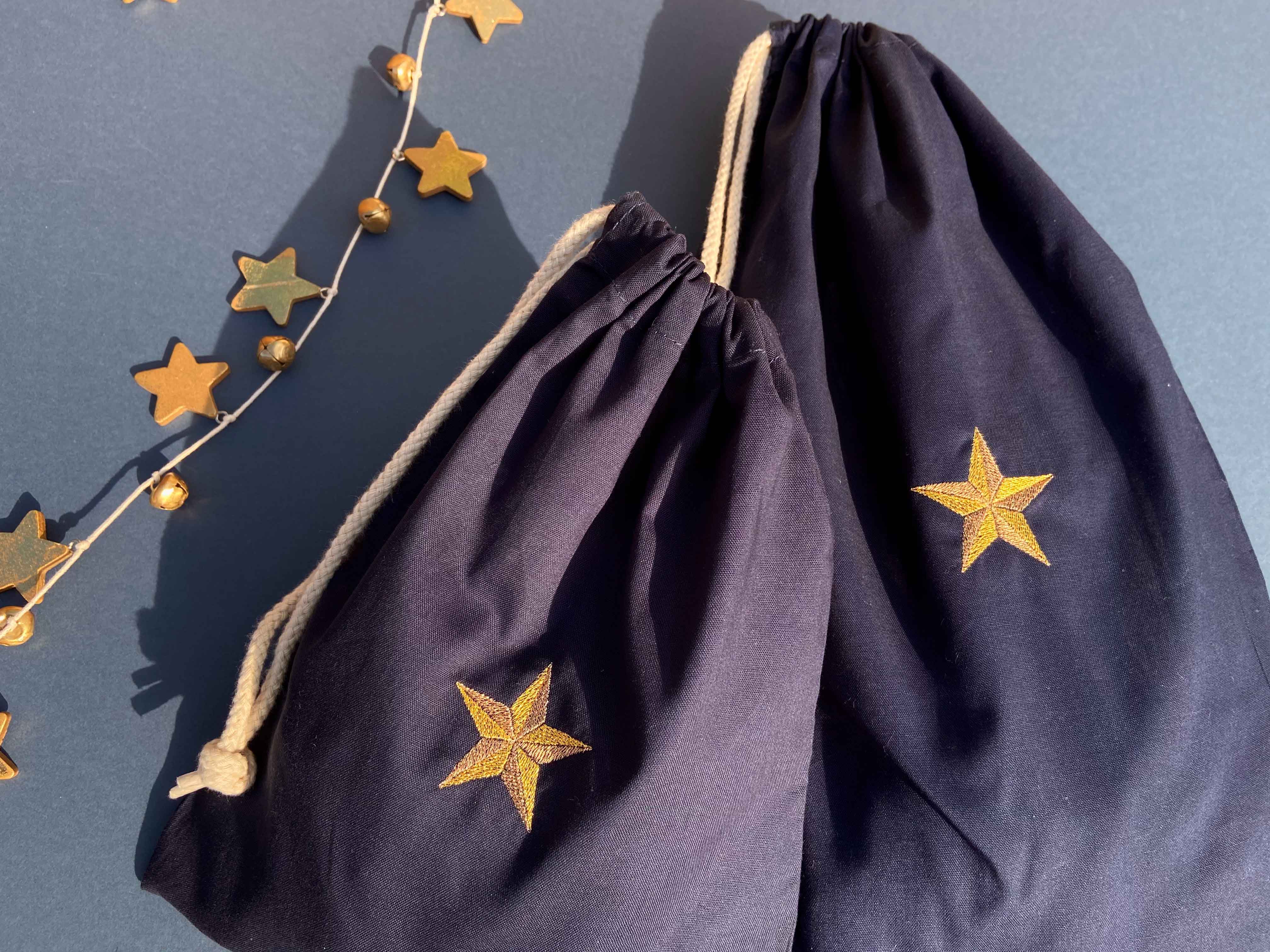Star Drawstring Bag