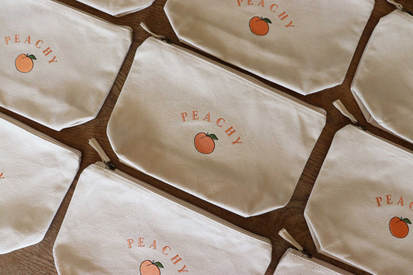 Peachy Makeup Bag