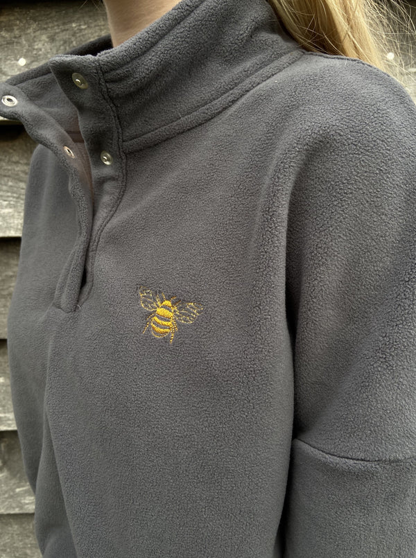 Bee Cropped Fleece