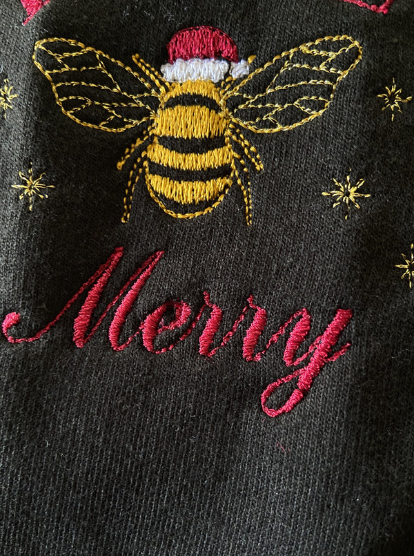 Bee Merry Sweatshirt MEDIUM (Error on E Merry)