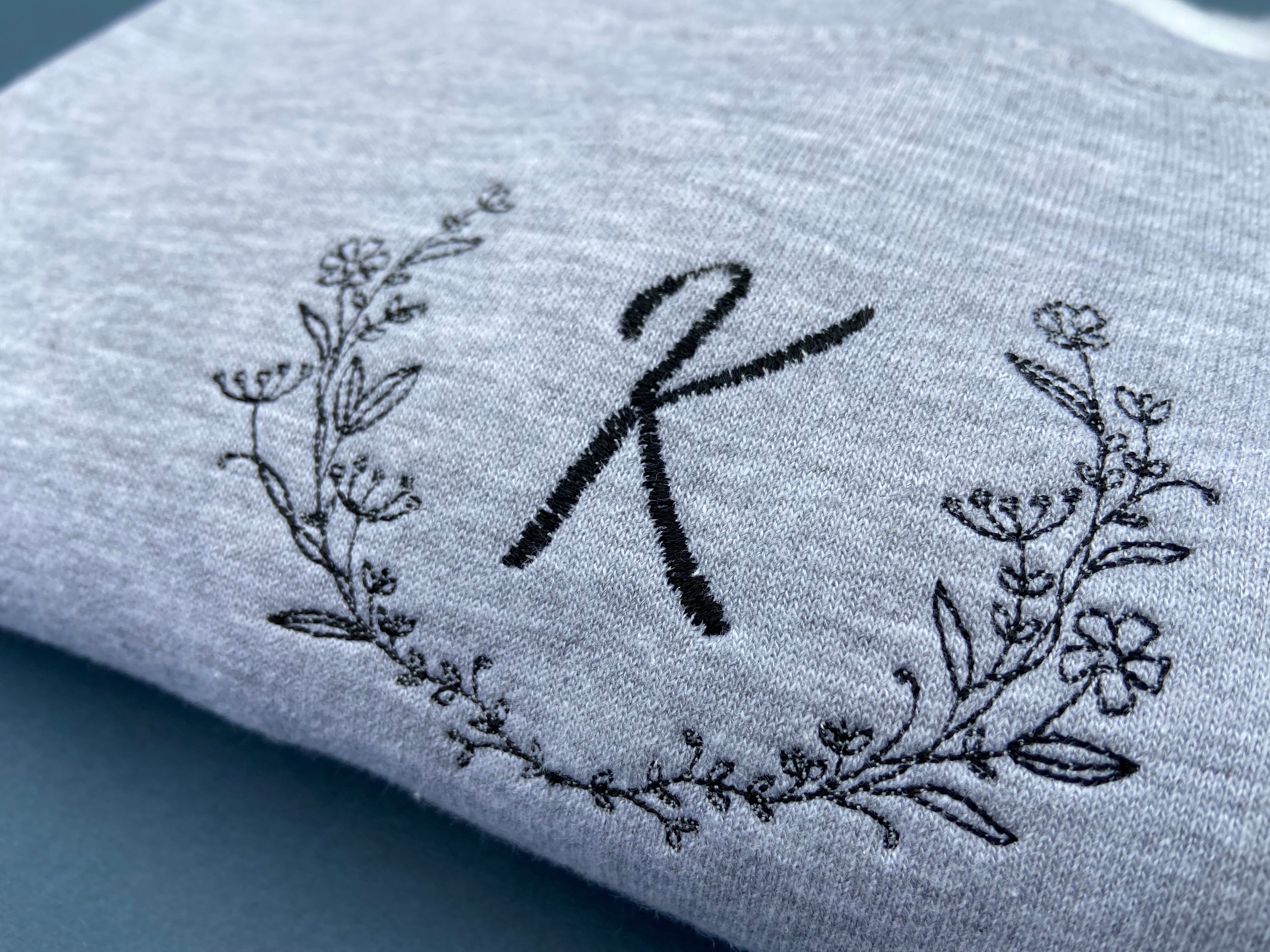 Letter Wreath Sweatshirt