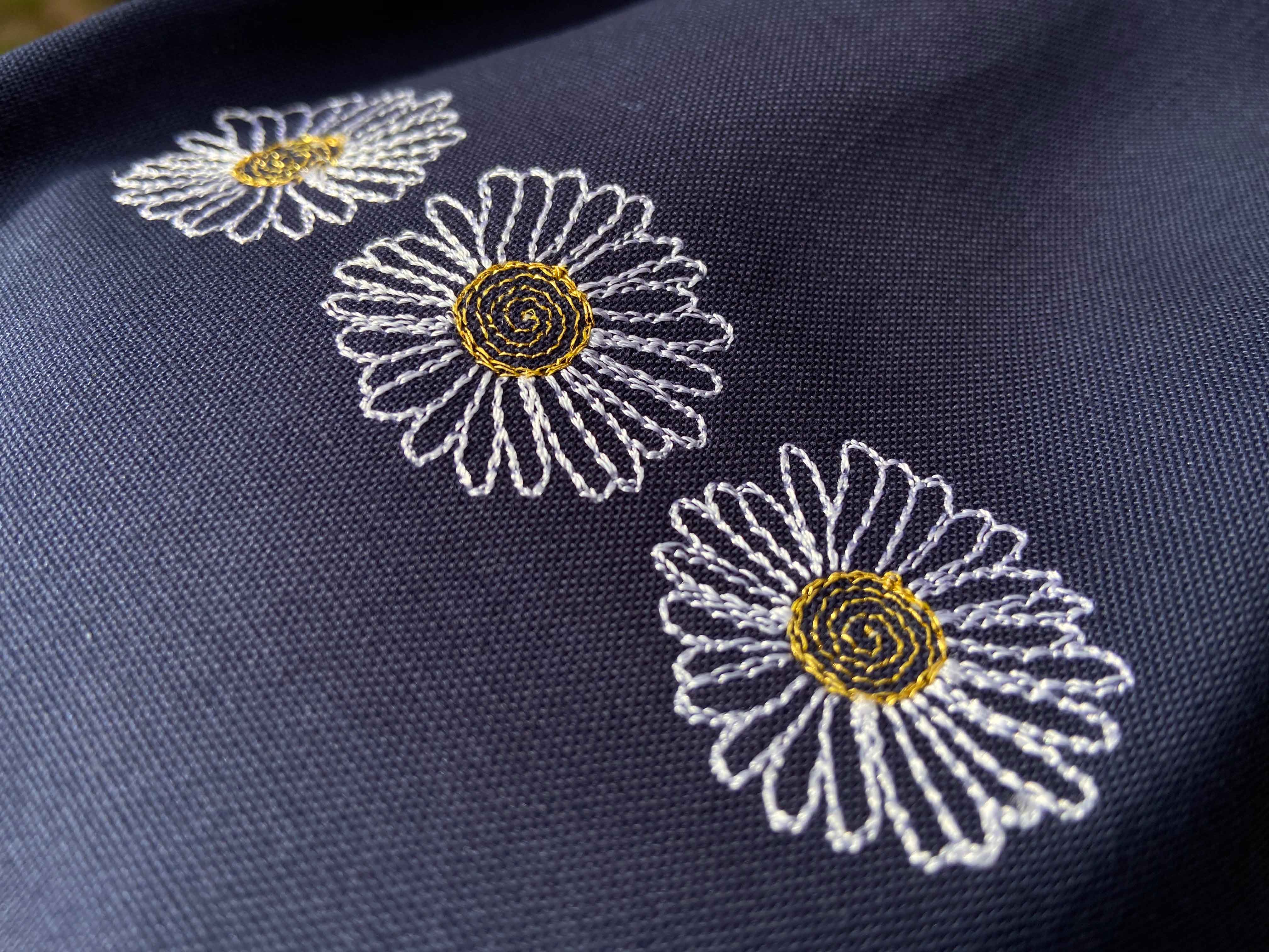Daisy Drawstring Bag