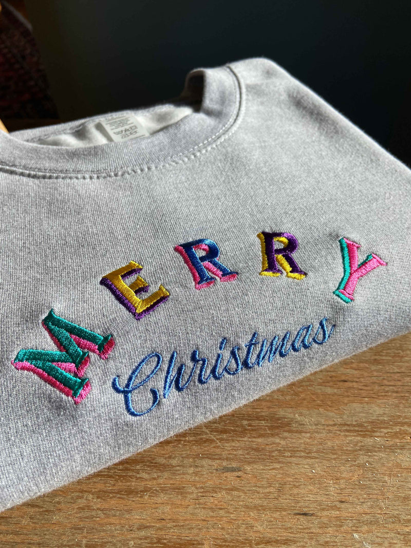 Merry Christmas Retro Sweatshirt