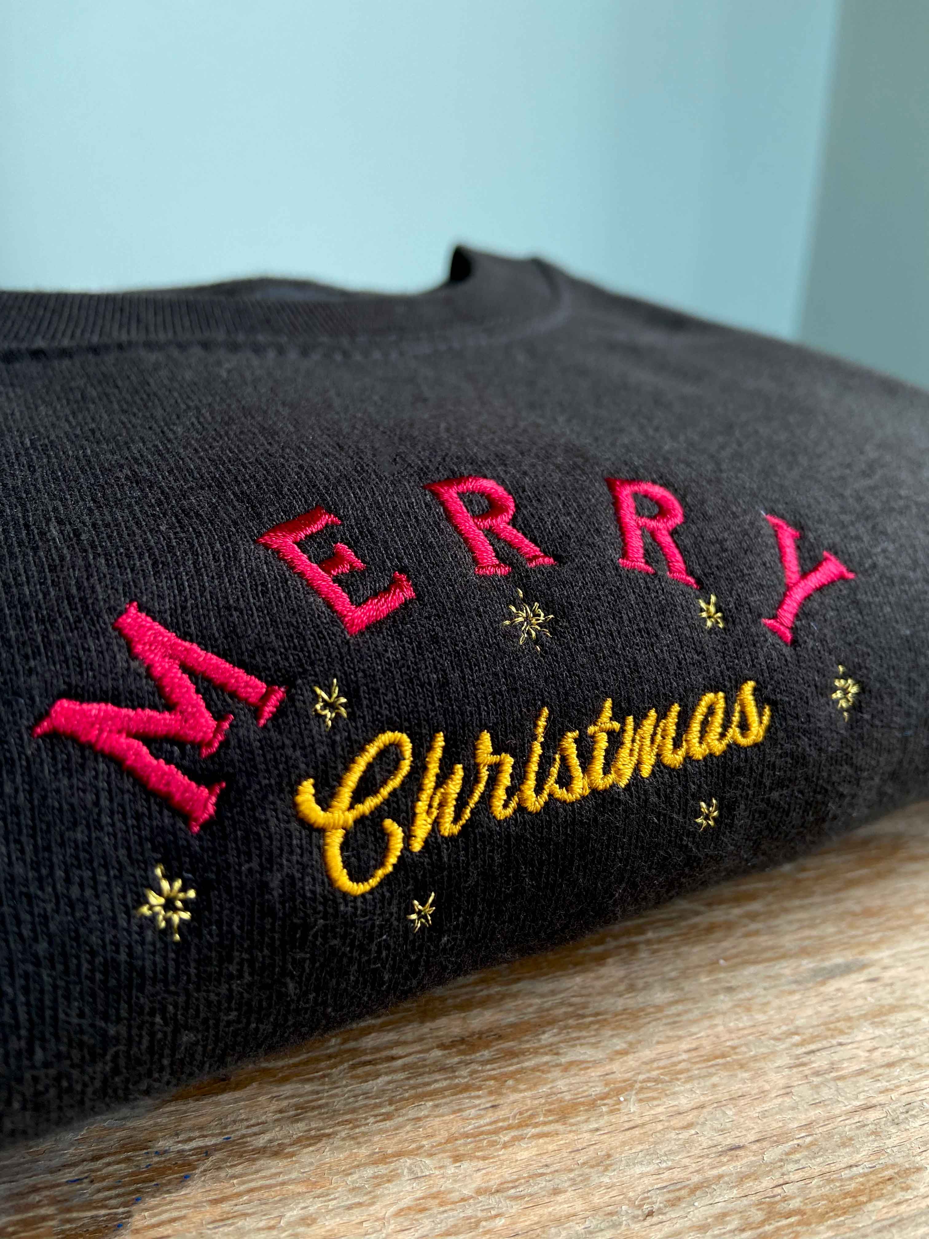 Merry Christmas Stars Sweatshirt