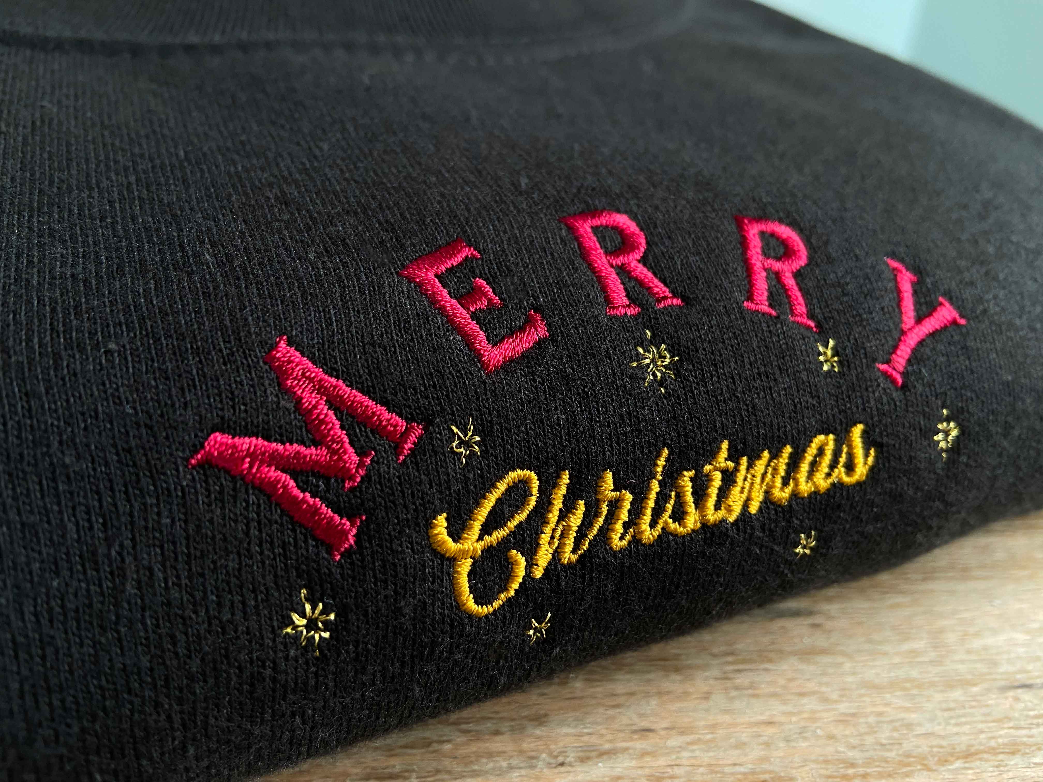 Merry Christmas Stars Sweatshirt