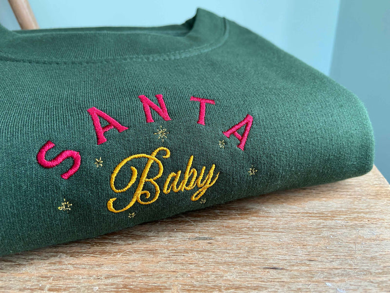 Santa Baby Stars Sweatshirt