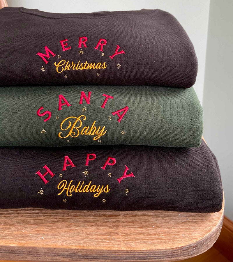 Merry Christmas Stars Sweatshirt