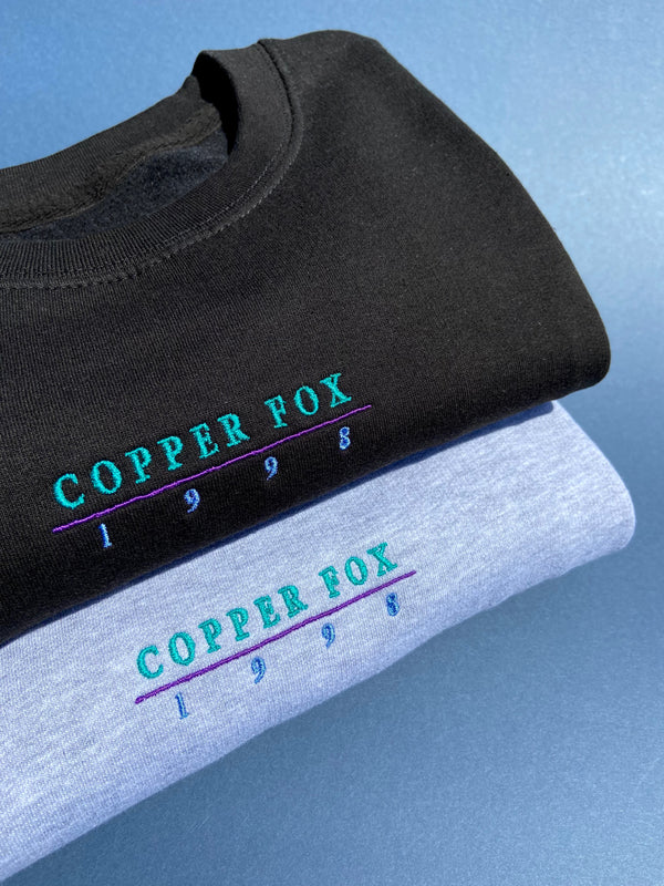 Line Copper Fox (Retro Colours) Hoodie