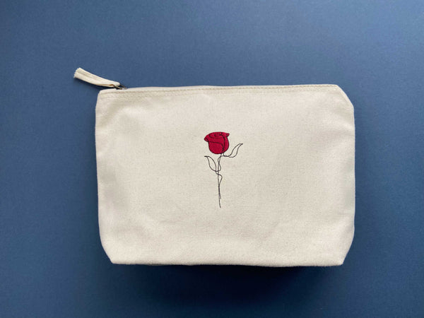 Rose Makeup Bag